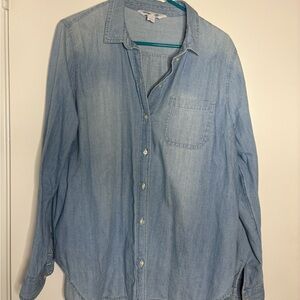 Andrea Jovine Blue Button Down Shirt